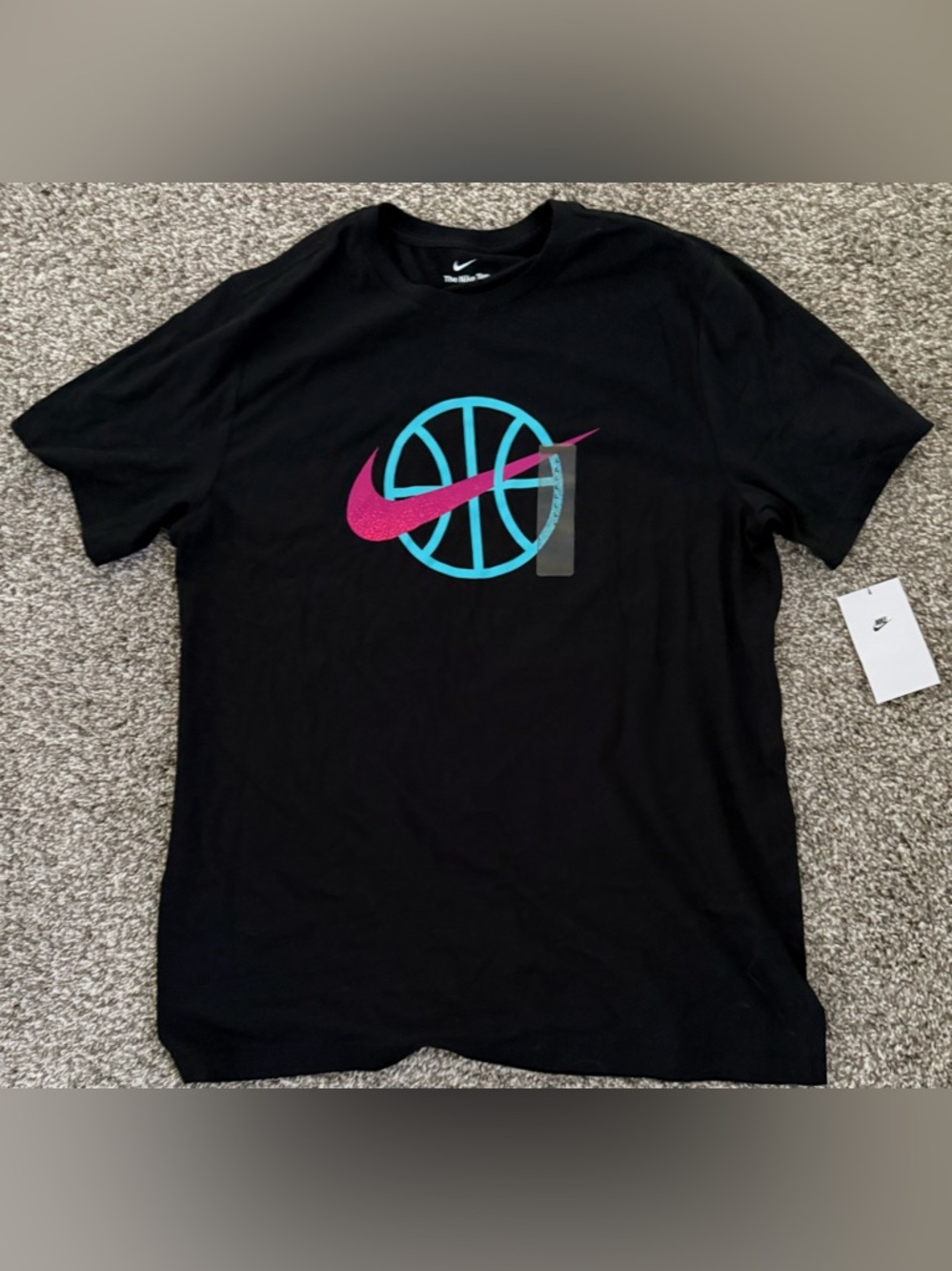 Men’s Nike Basketball Swoosh T-Shirt ~ Size L NWT